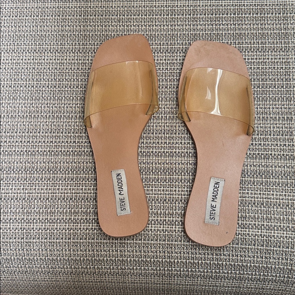 Clear sandals